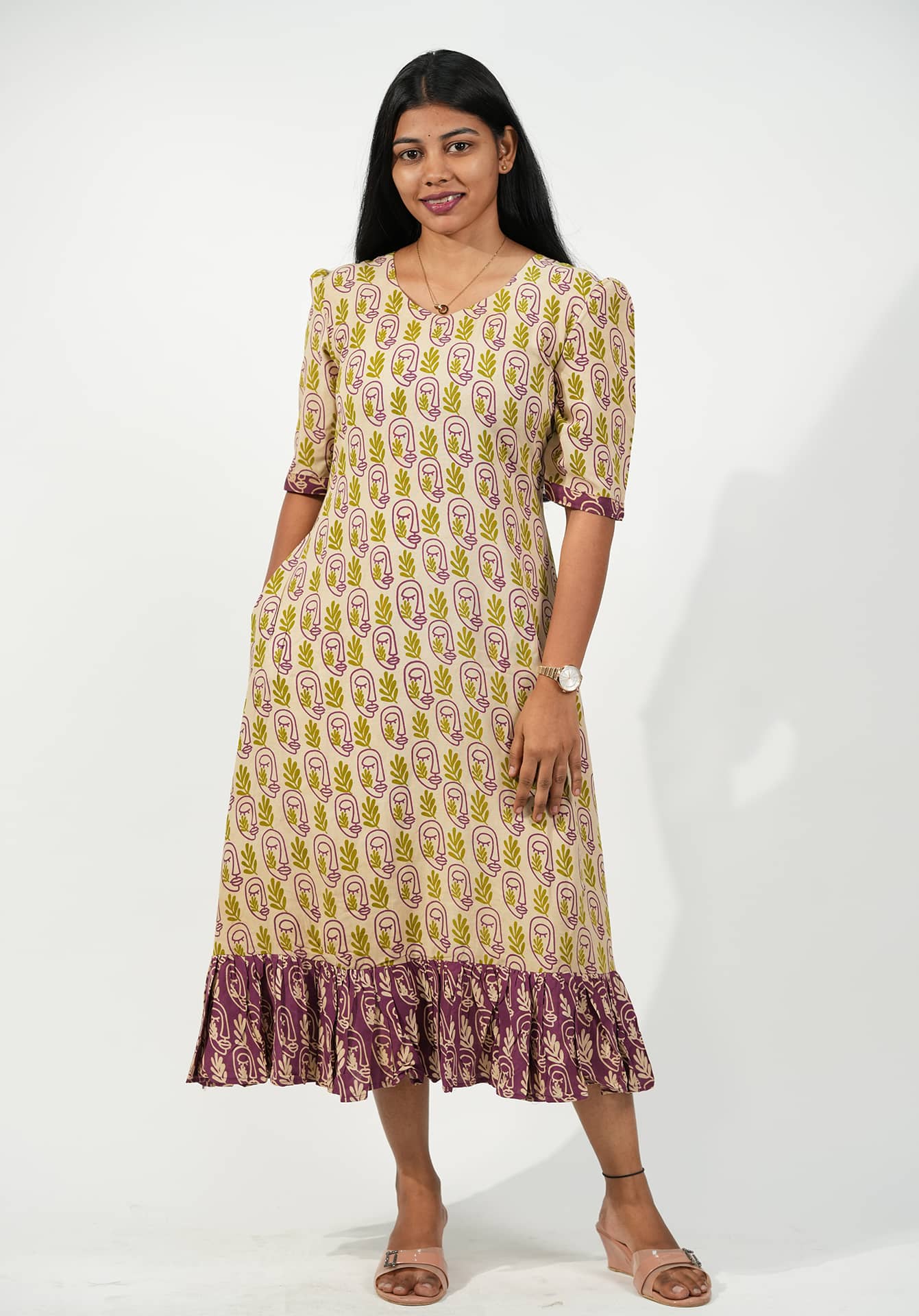 Faces purple Alia Dress