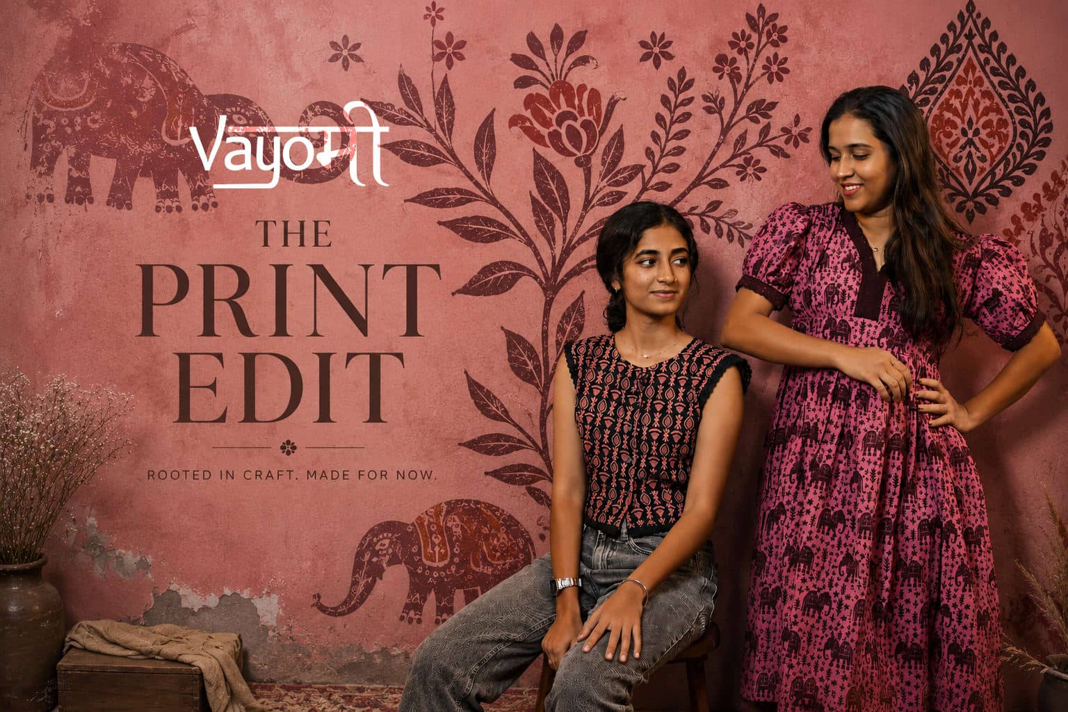 VAYOMEIE — Kalamkari-inspired cotton collections from Andhra Pradesh